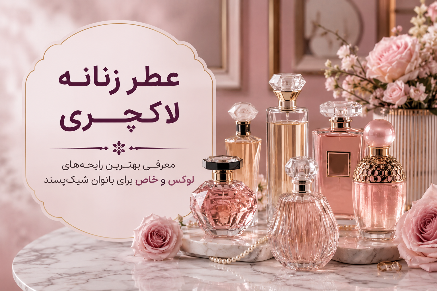 عطر زنانه لاکچری | معرفی بهترین رایحه‌های لوکس و خاص برای بانوان شیک‌پسند