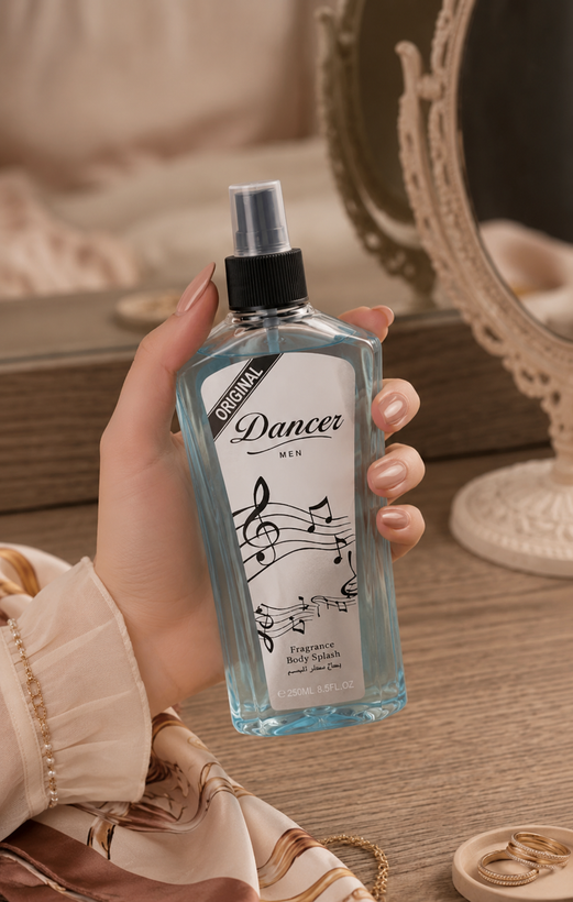 بادی اسپلش مردانه دنسر آبی (Dancer Men Body Splash Original) 250 میل