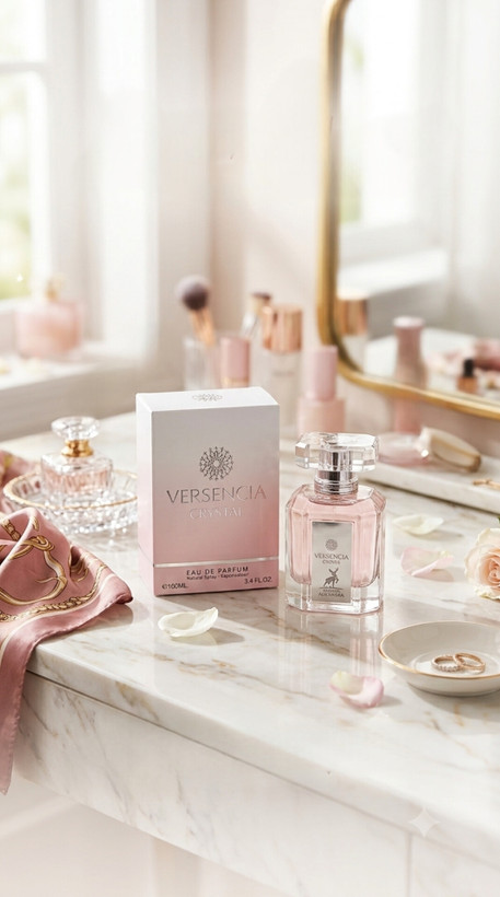 ادکلن زنانه ورساچه برایت کریستال اماراتی | مشابه رایحه Versace Bright Crystal