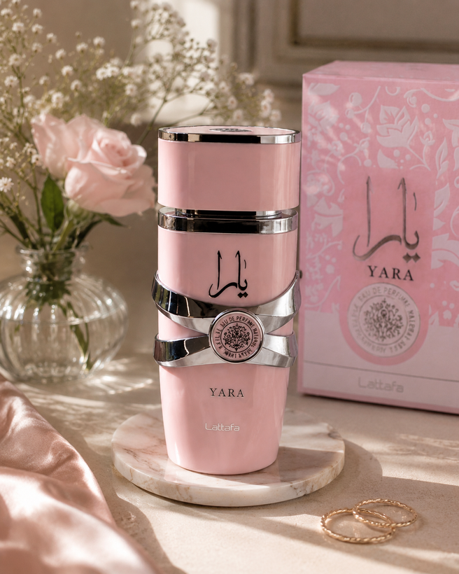 ادکلن زنانه یارا صورتی لطافه 100 میل اماراتی | Lattafa Yara
