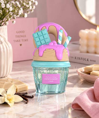عطر زنانه مردانه 75 میل وانیلا فریک لطافه | Lattafa Give Me Gourmand Vanilla Freak